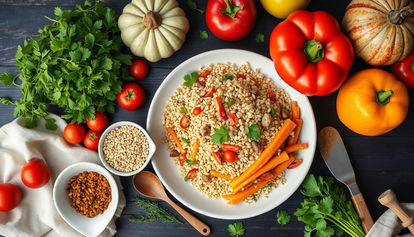 Healthy home cooking bowl