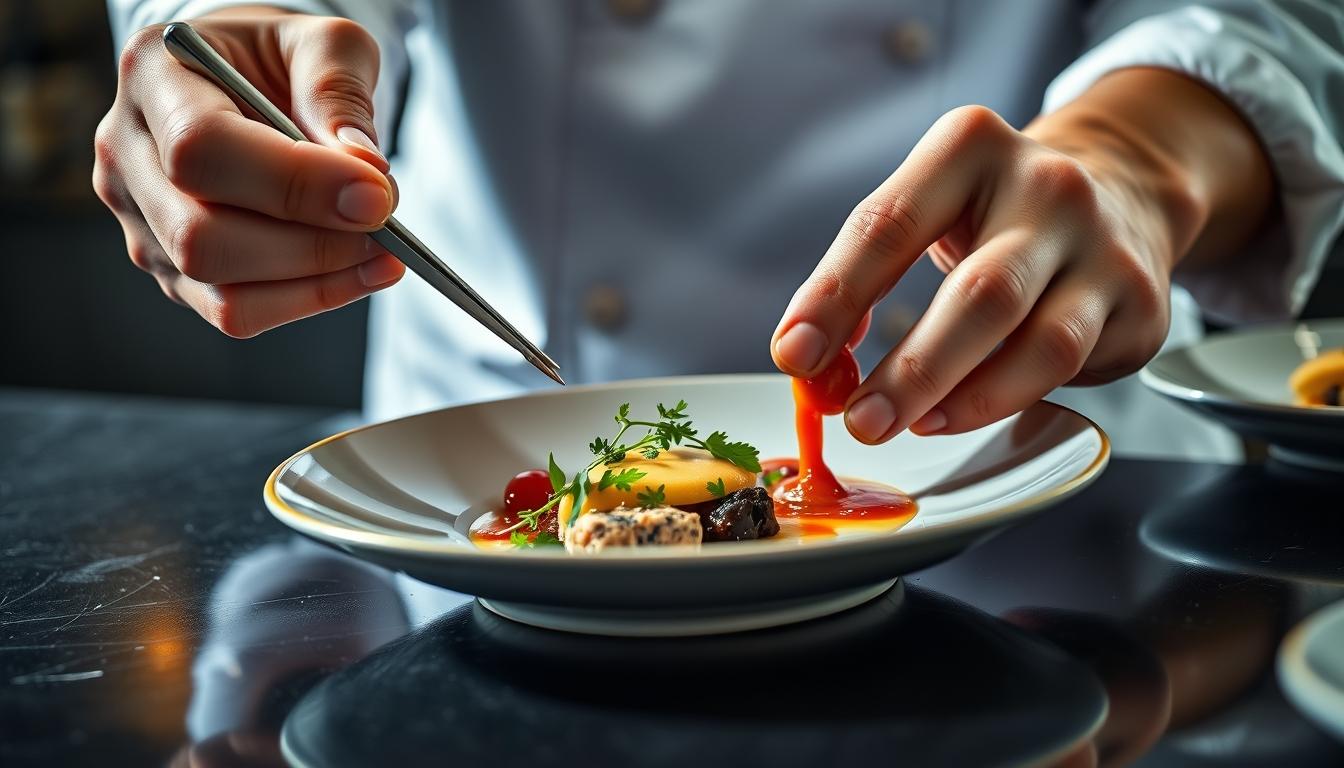 Balanced healthy meal prepared in a home kitchen